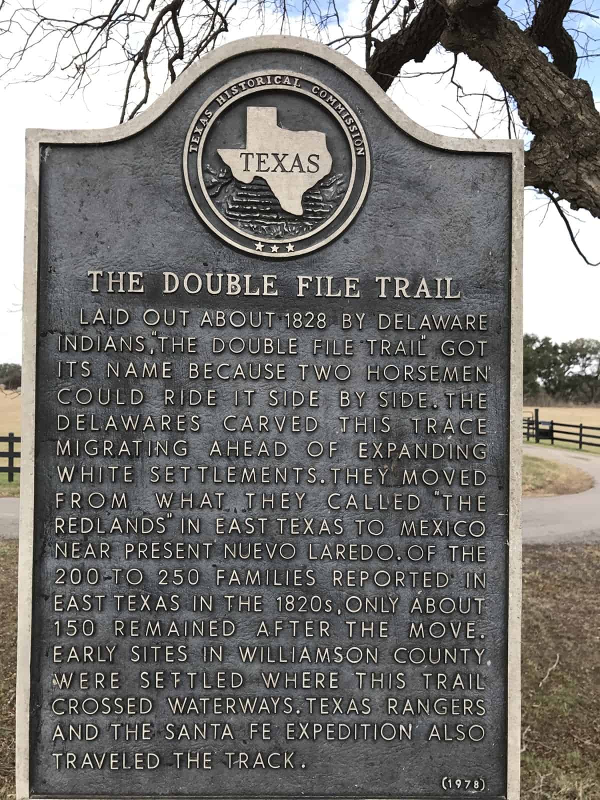 The Double File Trail